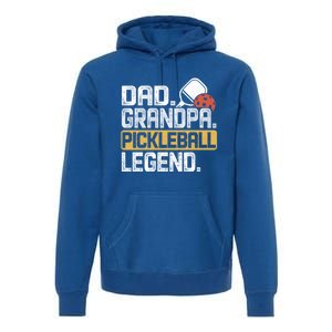 Grandpa Pickleball Legend Dad Funny Cool Gift Premium Hoodie