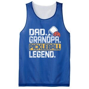 Grandpa Pickleball Legend Dad Funny Cool Gift Mesh Reversible Basketball Jersey Tank