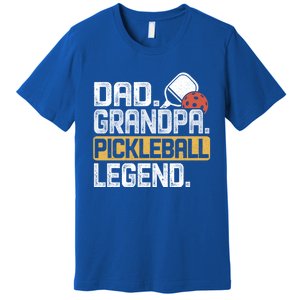 Grandpa Pickleball Legend Dad Funny Cool Gift Premium T-Shirt