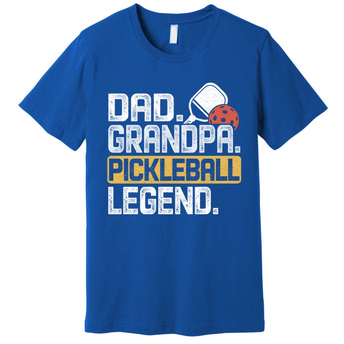 Grandpa Pickleball Legend Dad Funny Cool Gift Premium T-Shirt