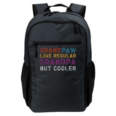 Grand Paw Like A Regular Grandpa But Cooler Gift Father Day Meaningful Gift Daily Commute Backpack