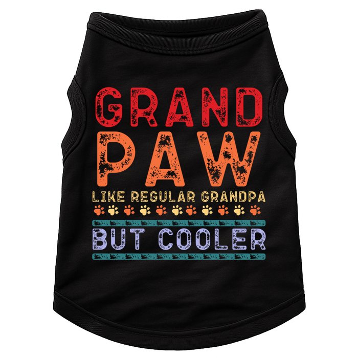 Grand Paw Like A Regular Grandpa But Cooler Funny Gift Father Day Gift Doggie Tank