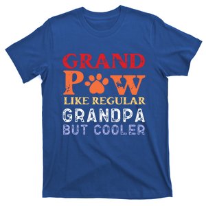 Grand Paw Like A Regular Grandpa But Cooler Gift Father Day Gift T-Shirt