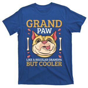 Grand Paw Like A Regular Grandpa But Cooler Great Gift T-Shirt