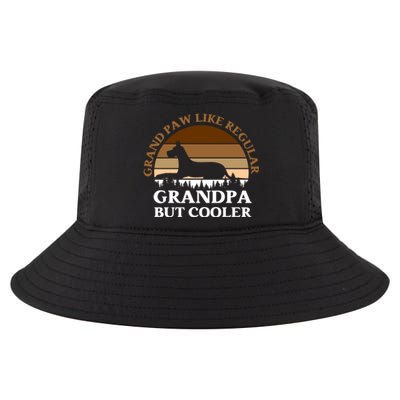 Grand Paw Like A Regular Grandpa But Cooler Meaningful Gift Father Day Gift Cool Comfort Performance Bucket Hat