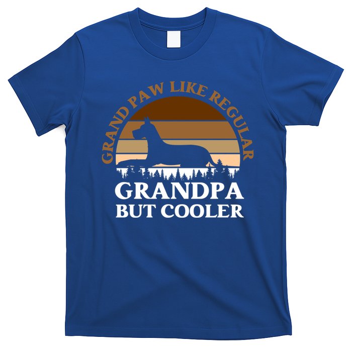 Grand Paw Like A Regular Grandpa But Cooler Meaningful Gift Father Day Gift T-Shirt