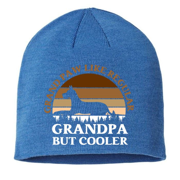 Grand Paw Like A Regular Grandpa But Cooler Meaningful Gift Father Day Gift Sustainable Beanie