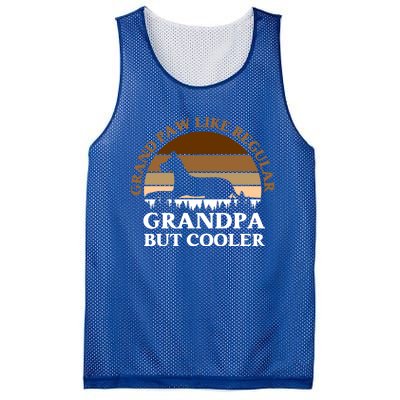 Grand Paw Like A Regular Grandpa But Cooler Meaningful Gift Father Day Gift Mesh Reversible Basketball Jersey Tank