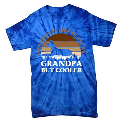 Grand Paw Like A Regular Grandpa But Cooler Meaningful Gift Father Day Gift Tie-Dye T-Shirt