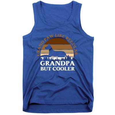 Grand Paw Like A Regular Grandpa But Cooler Meaningful Gift Father Day Gift Tank Top