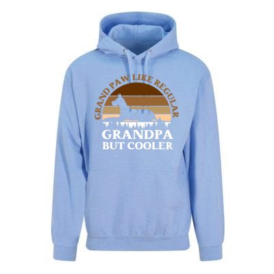 Grand Paw Like A Regular Grandpa But Cooler Meaningful Gift Father Day Gift Unisex Surf Hoodie