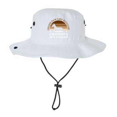 Grand Paw Like A Regular Grandpa But Cooler Meaningful Gift Father Day Gift Legacy Cool Fit Booney Bucket Hat