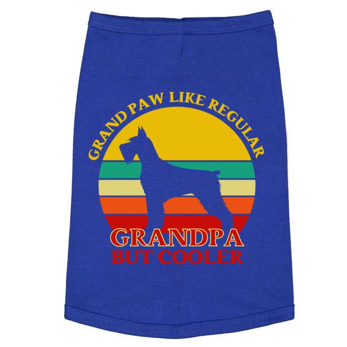 Grand Paw Like A Regular Grandpa But Cooler Gift Father Day Cool Gift Doggie Tank