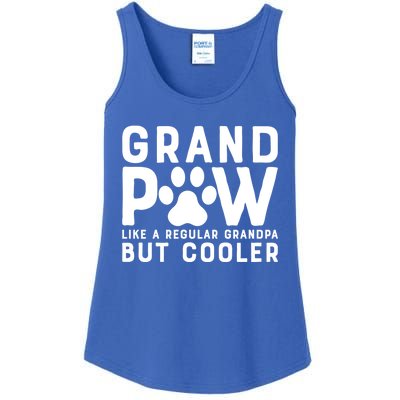 Grand Paw Like A Regular Grandpa But Cooler Funny Gift Ladies Essential Tank