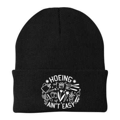Gardener Plant Lover Hoeing Aint Easy Beanie