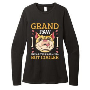 Grand Paw Like A Regular Grandpa But Cooler Gift Womens CVC Long Sleeve Shirt