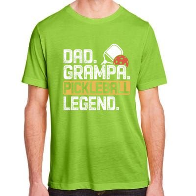 Grampa Pickleball Legend Dad Funny Meaningful Gift Adult ChromaSoft Performance T-Shirt