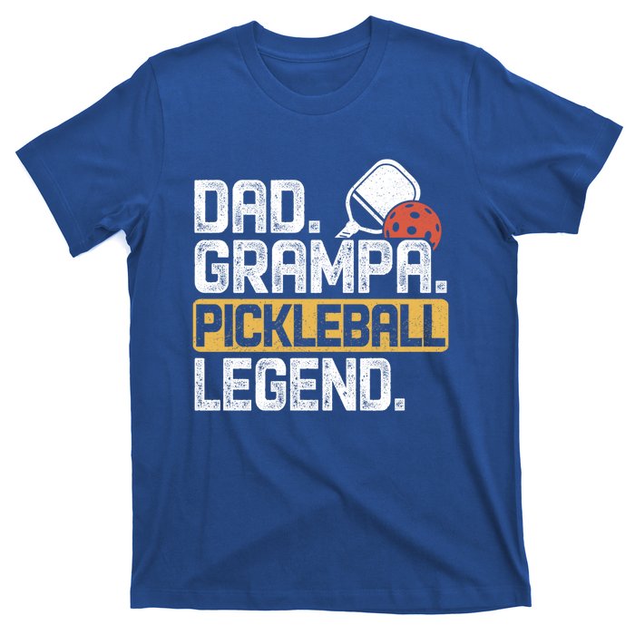 Grampa Pickleball Legend Dad Funny Meaningful Gift T-Shirt