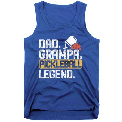 Grampa Pickleball Legend Dad Funny Meaningful Gift Tank Top