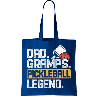 Gramps Pickleball Legend Dad Funny Cute Gift Tote Bag