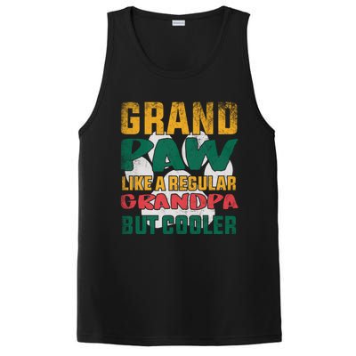 Grand Paw Like A Regular Grandpa But Cooler Dog Grandpa Tee Gift PosiCharge Competitor Tank