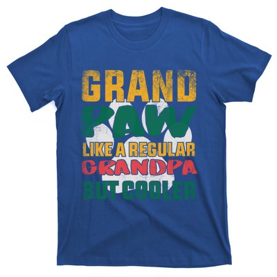 Grand Paw Like A Regular Grandpa But Cooler Dog Grandpa Tee Gift T-Shirt