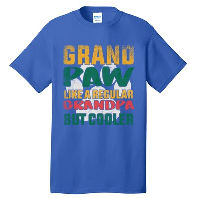 Grand Paw Like A Regular Grandpa But Cooler Dog Grandpa Tee Gift Tall T-Shirt