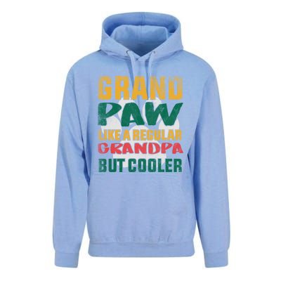 Grand Paw Like A Regular Grandpa But Cooler Dog Grandpa Tee Gift Unisex Surf Hoodie