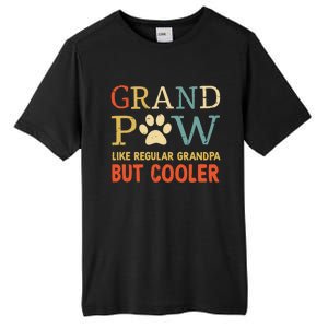 Grand Paw Like Regular Grandpa But Cooler Father's Day Gift Tall Fusion ChromaSoft Performance T-Shirt