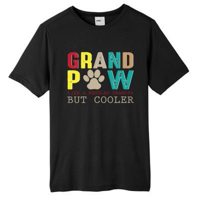 Grand Paw Like Regular Grandpa But Cooler Cool Gift Tall Fusion ChromaSoft Performance T-Shirt