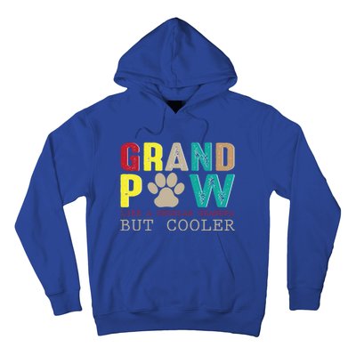 Grand Paw Like Regular Grandpa But Cooler Cool Gift Hoodie