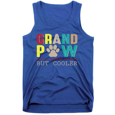 Grand Paw Like Regular Grandpa But Cooler Cool Gift Tank Top