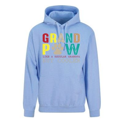 Grand Paw Like Regular Grandpa But Cooler Cool Gift Unisex Surf Hoodie