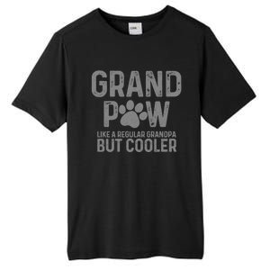 Grand Paw Like A Regular Grandpa But Cooler Dog Lover Gift Tall Fusion ChromaSoft Performance T-Shirt