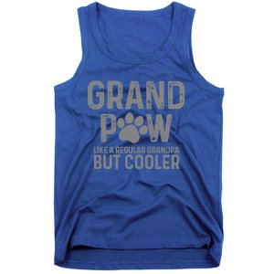 Grand Paw Like A Regular Grandpa But Cooler Dog Lover Gift Tank Top