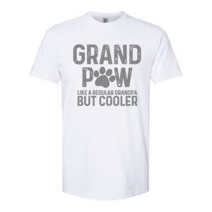 Grand Paw Like A Regular Grandpa But Cooler Dog Lover Gift Softstyle CVC T-Shirt