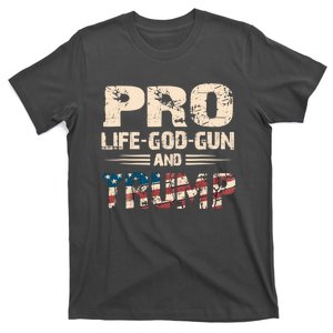 Great Pro Life God Gun Trump Usa Gift T-Shirt