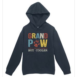 Grand Paw Like A Regular Grandpa But Cooler Dog Lovers Gift Urban Pullover Hoodie