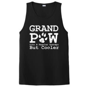 Grand Paw Like A Regular Grandpa But Cooler Dog Lovers Cute Gift PosiCharge Competitor Tank