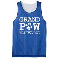 Grand Paw Like A Regular Grandpa But Cooler Dog Lovers Cute Gift Mesh Reversible Basketball Jersey Tank