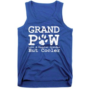 Grand Paw Like A Regular Grandpa But Cooler Dog Lovers Cute Gift Tank Top