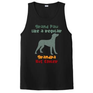 Grand Paw Like A Regular Grandpa But Cooler For Grandpa Funny Gift PosiCharge Competitor Tank