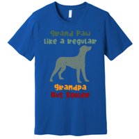 Grand Paw Like A Regular Grandpa But Cooler For Grandpa Funny Gift Premium T-Shirt