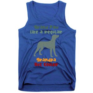 Grand Paw Like A Regular Grandpa But Cooler For Grandpa Funny Gift Tank Top