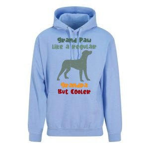 Grand Paw Like A Regular Grandpa But Cooler For Grandpa Funny Gift Unisex Surf Hoodie