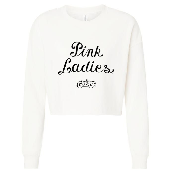 Grease P.I.N.K Ladies Cropped Pullover Crew