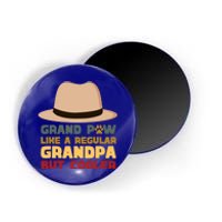 Grand Paw Like A Regular Grandpa But Cooler For Grandpa Gift Magnet