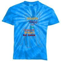 Grand Paw Like A Regular Grandpa But Cooler For Grandpa Great Gift Kids Tie-Dye T-Shirt