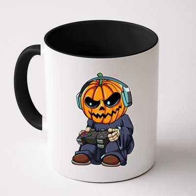 Gamer Pumpkin Lazy Halloween Costume Cool Videogame Gaming Gift Mug