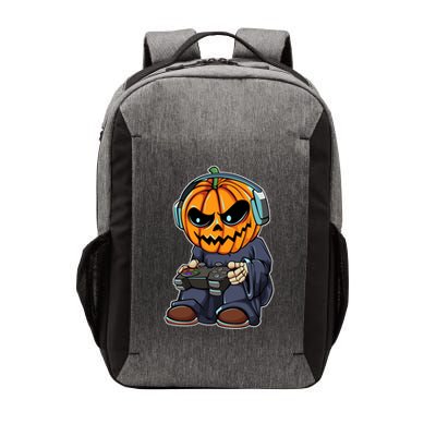 Gamer Pumpkin Lazy Halloween Costume Cool Videogame Gaming Gift Vector Backpack